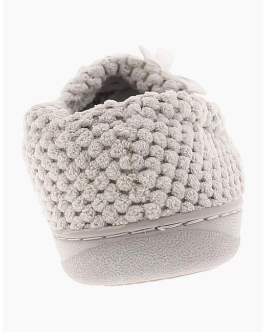 Strollers White Fluffy Slippers Malia Slip On Uk Size