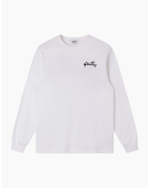 Stan Ray White Stan Og Long Sleeve T-Shirt for men