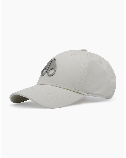 Moose Knuckles Gray Logo Icon Cap for men