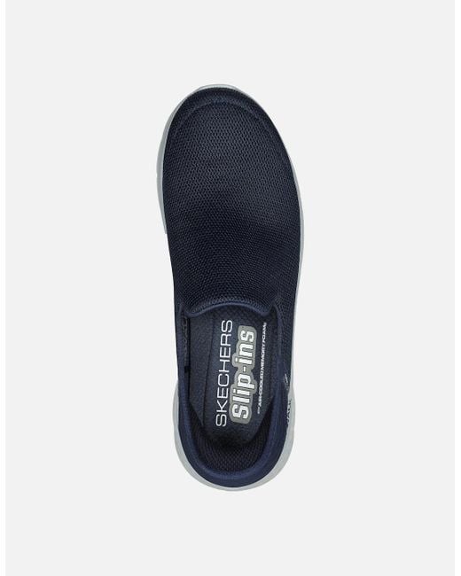 Skechers Go Walk 4 Blue Skechers Go Walk Flex No Hands 216491-Nvy Slip On Shoe for men