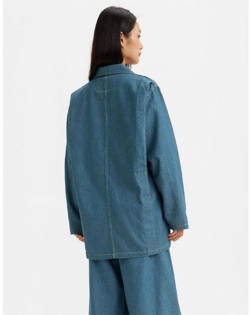 Levi's Blue Levi's Df Short Coat for men