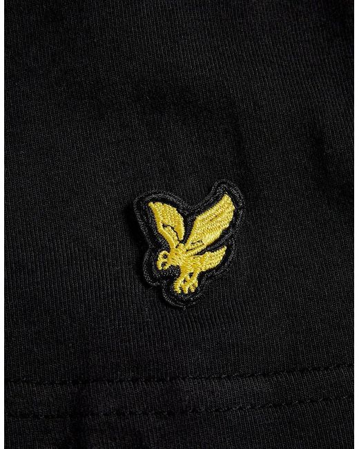 Lyle & Scott Black 3-Pack Lounge T-Shirts for men