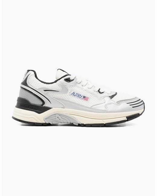 Autry White Hyperway Low Mv03 Sneakers for men