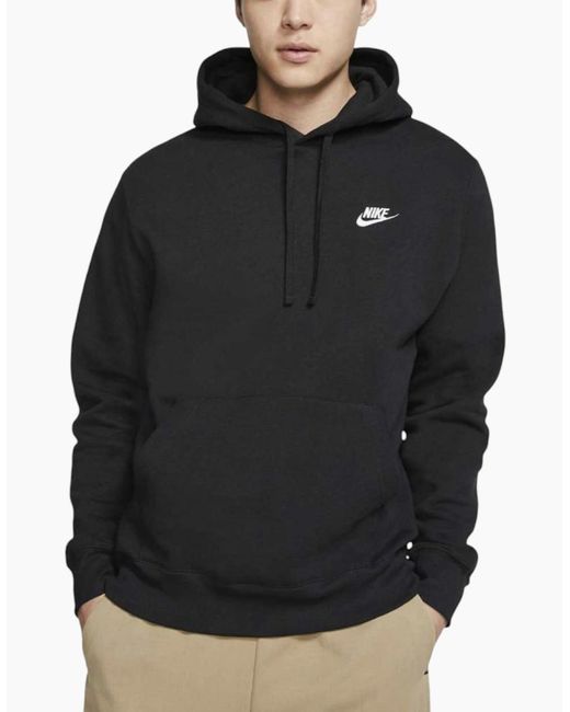 Nike Black Bv2654 Tracksuits Club Fleece Hoodie Jogger Loose Fit Sportswear for men