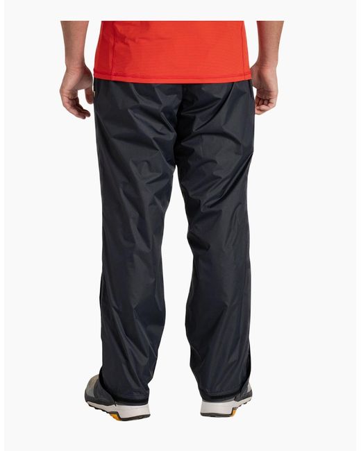 Craghoppers Gray Adult Ascent Ii Waterproof Over Trousers for men