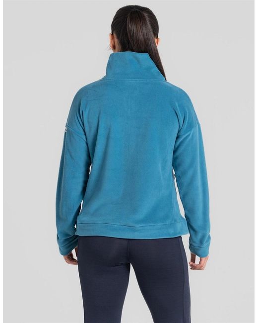 Craghoppers Blue Crag Caprice Quarter Zip Fleece