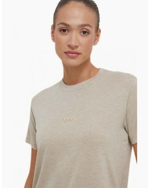 Boss Natural Luxe Modal Loungewear T-Shirt, Medium