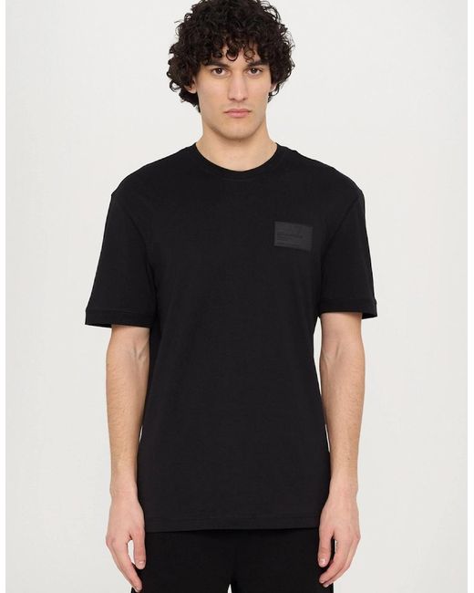 EA7 Black Box Logo T-Shirt for men