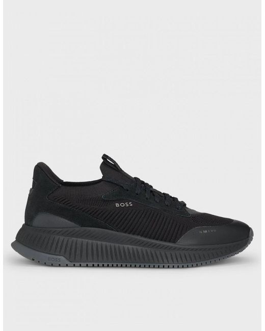 Boss Black Boss Ttnm Evo Trainers With Knitted Uppers for men