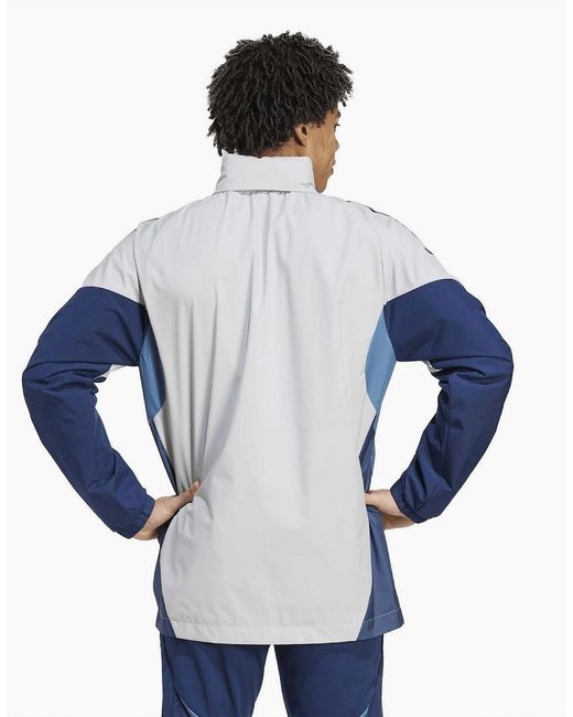 Adidas Blue Afc Aw Jkt for men
