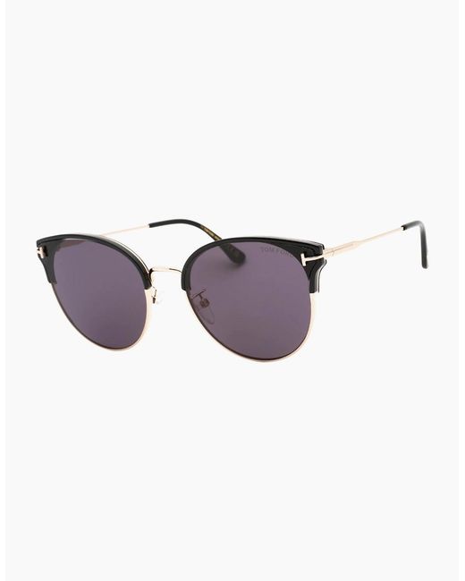 Tom Ford Brown Teacup Asian Fit Sunglasses