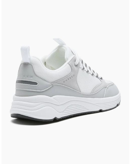 Unseen White Unseen Clarn Trainers for men