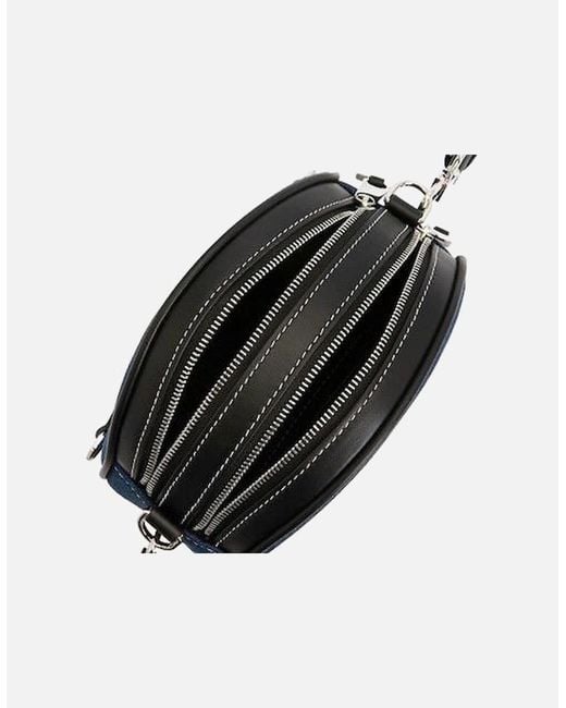 Burberry Blue Mini Louise Round Denim Crossbody Bag