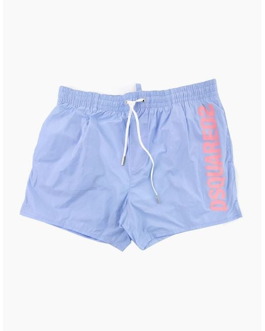 DSquared² Blue Dsquared Side Leg Short Light for men