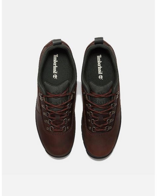 Timberland Black Euro Hiker Low Shoes for men