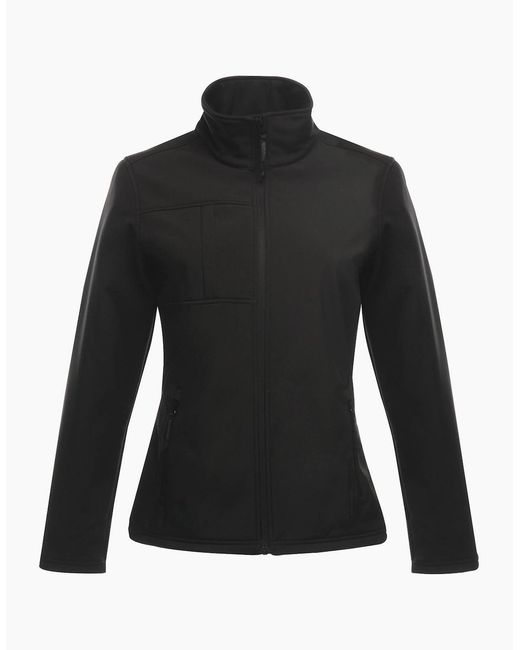 Regatta Black Ladies Octagon Ii Waterproof Soft Shell Jacket