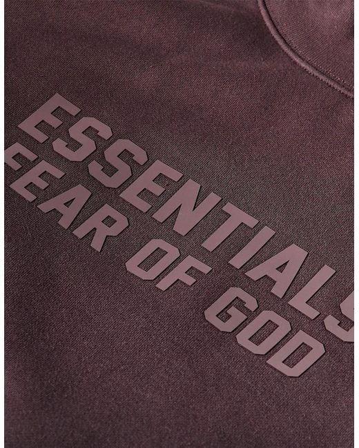 Fear Of God Purple Crew Sweatshirt for men