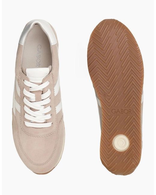 Gabor White Globe Trainers