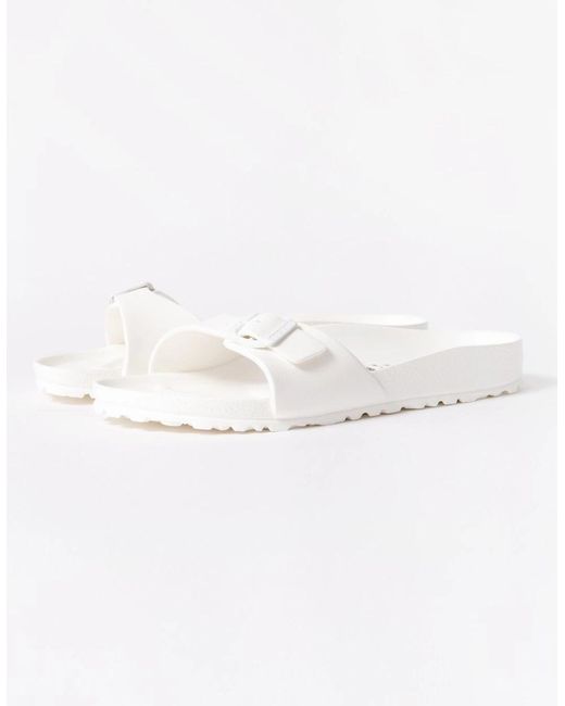 Birkenstock Madrid White Essentials Eva Sandals