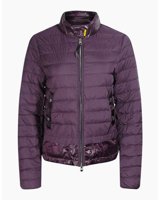 Parajumpers Purple Seika Down Bomber Jacket