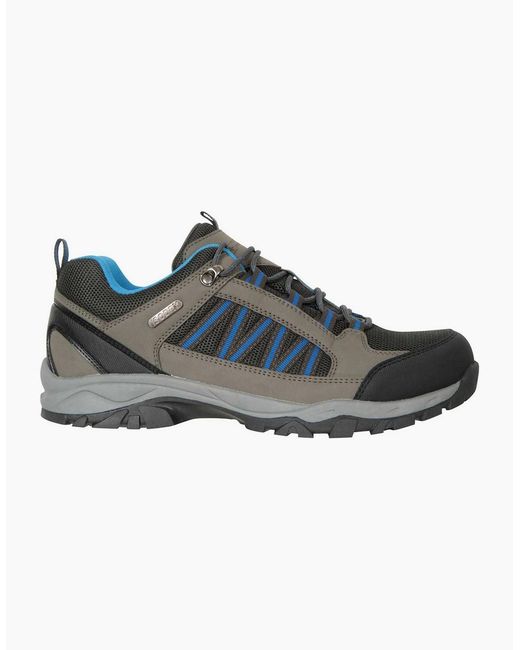 Mountain Warehouse Black Path Waterproof Walking Shoes for men