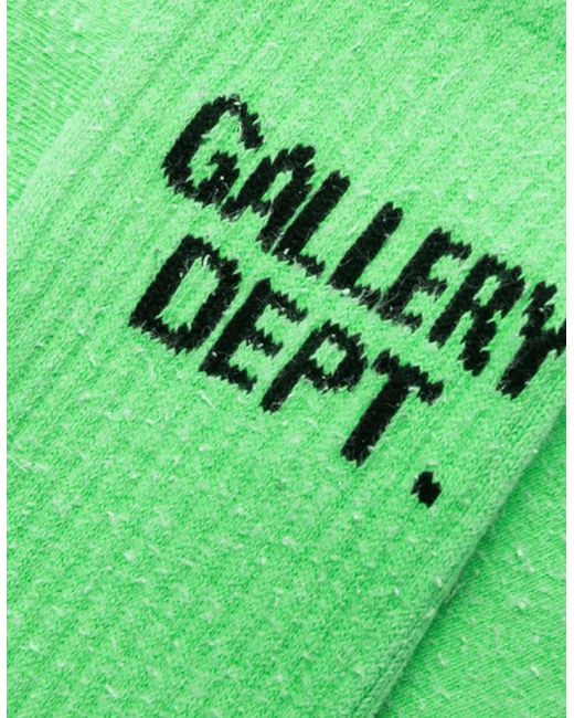 GALLERY DEPT. Green Clean Socks Flo