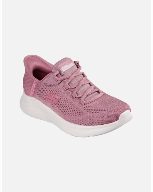 Skechers Pink Skech-Lite Pro Natural Trainer