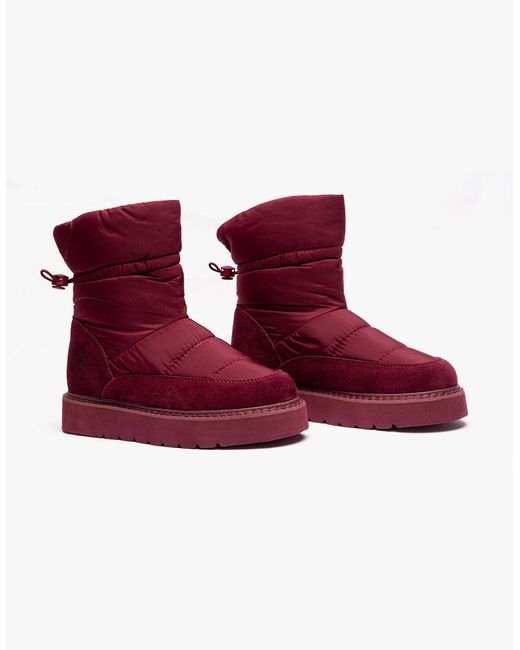 Hush Puppies Red Hush Puffies Classic Slippers Merlot