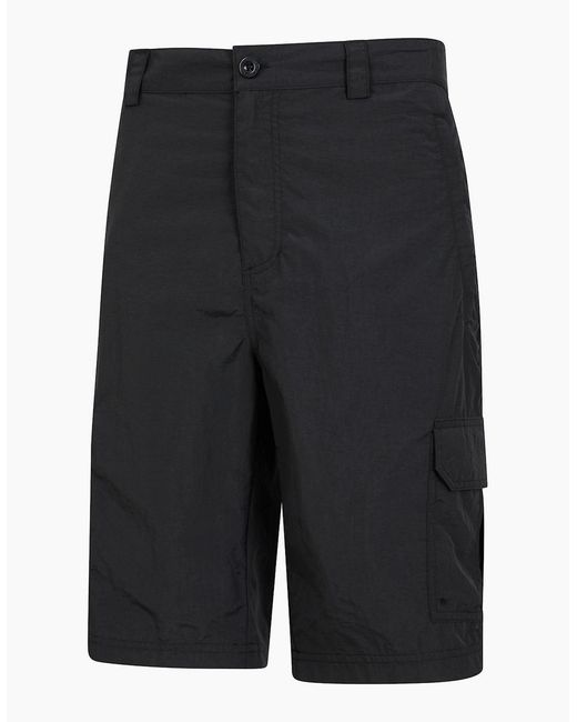 Mountain Warehouse Black Explore Cargo Shorts for men