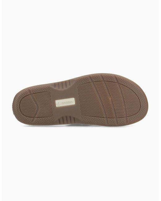 Sperry Top-Sider Blue Sperry Baitfish Leather Sandals for men
