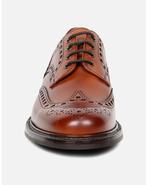 Cheaney Brown Avon R Derby Brogues for men