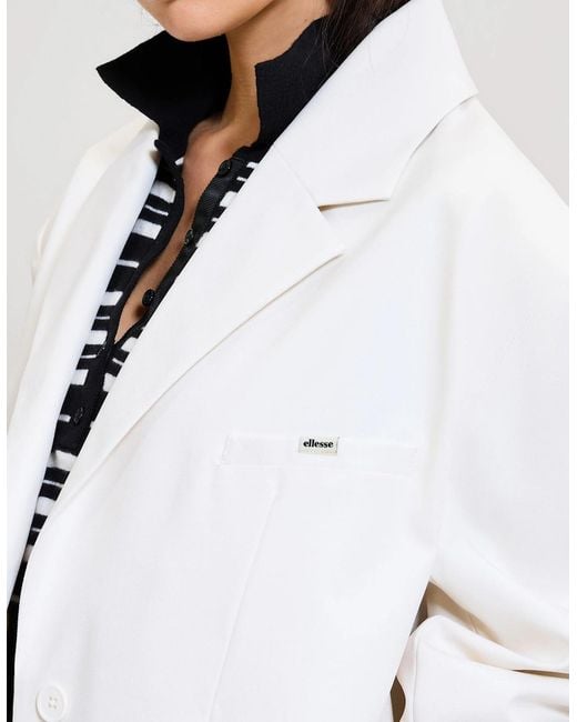 Ellesse White The Tailored Blazer