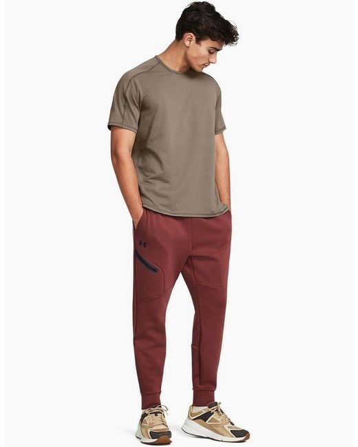 Under Armour Red Uns Fleece Joggers T for men