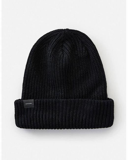 Rip Curl Black Rip Curl Impact Beanie for men