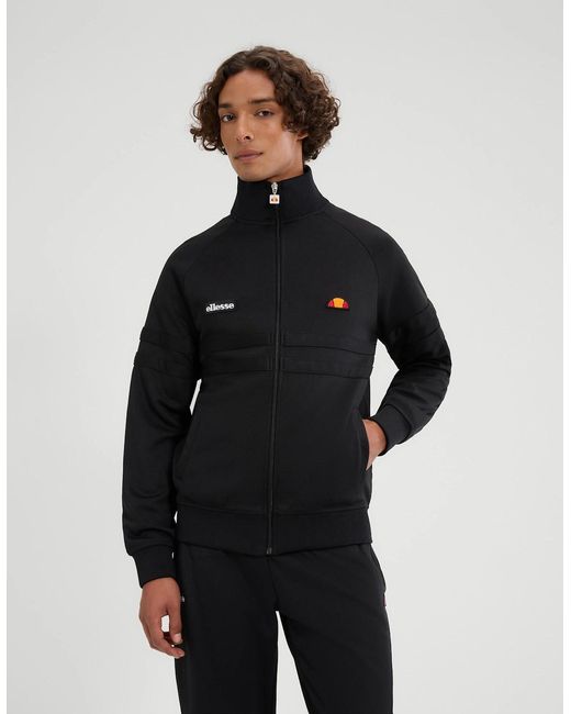 Ellesse Black Rimini Track Jacket for men