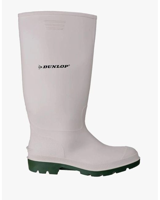 Dunlop Gray Pricemastor Wellington Boots for men