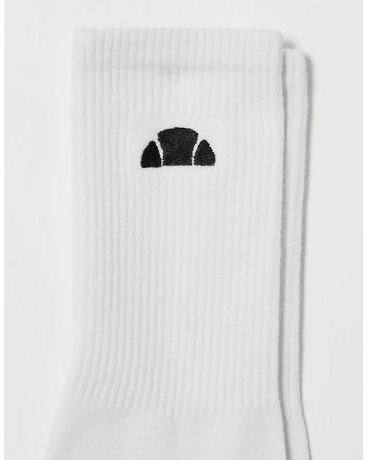 Ellesse White Alacre Crew Sock 3 Pack