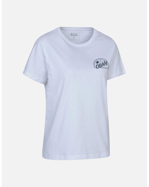 Mountain Warehouse Blue Ladies Oban Relaxed Fit Short-Sleeved T-Shirt