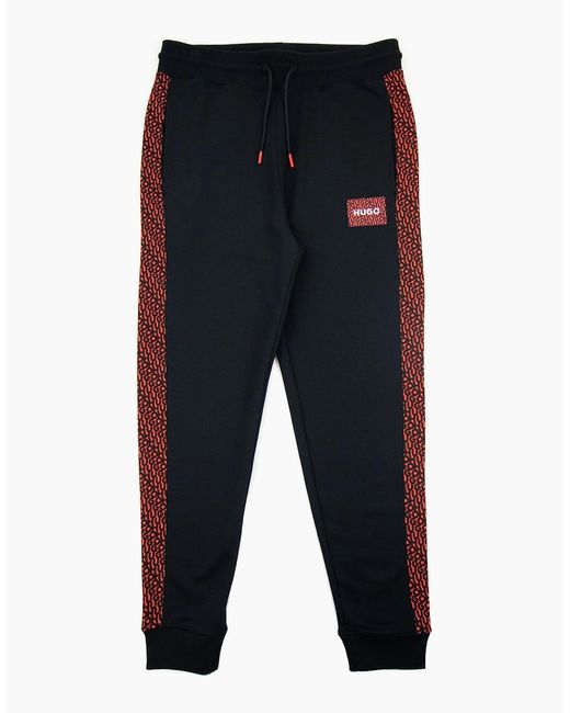 Boss Blue Hugo Dacino Side Logo Tracksuit Pants 001 for men