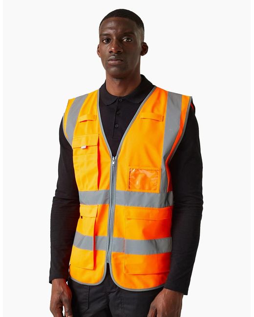 Regatta Orange Professional Hi-Vis Vest for men