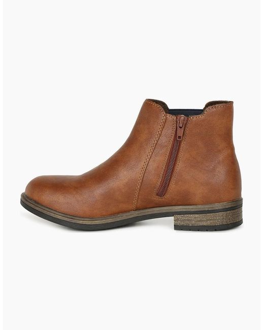 Rieker Brown Minnesota Chelsea Boots