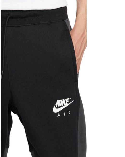Nike Black Air Contrast Jogger Casual Sportwear Running Gym Bottom for men