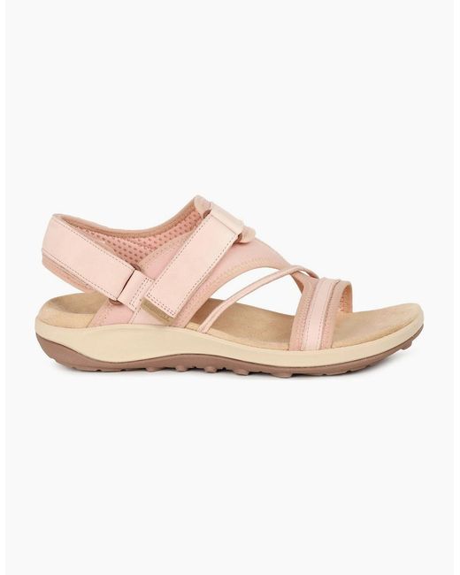 Merrell Pink Terran Backstrap Sandals