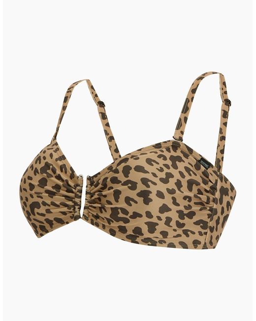 Regatta Natural Ladies Aceana Iii Leopard Print Bikini Top