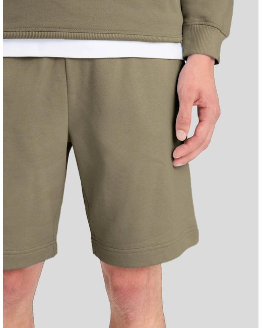 Lyle & Scott Green Everyday Cotton Sweat Shorts for men