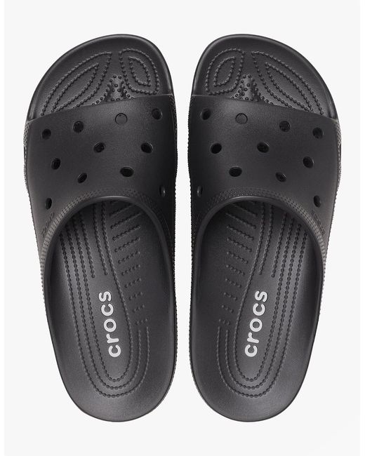 CROCSTM Black Saturday Slide Sliders for men