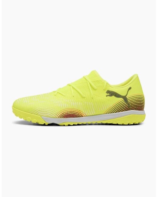 PUMA Yellow Future 8 Match Low Tt Astro Turf Football Boots for men