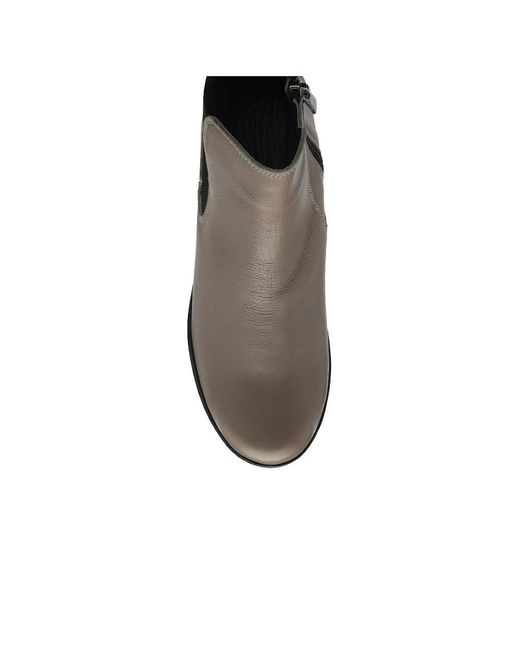 Lotus Brown Dresden Ankle Boots