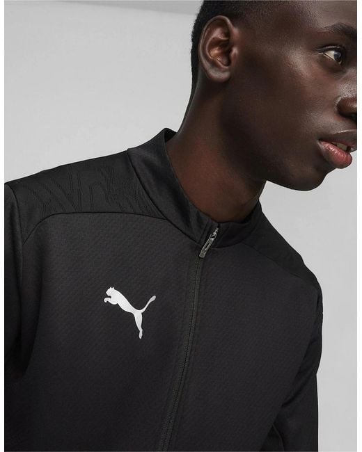 PUMA Black Performance Moisture Wicking Training Jacket for men