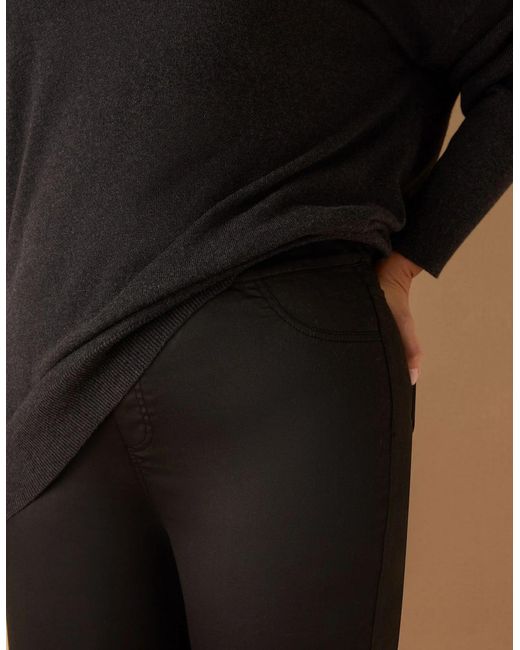 Live Unlimited London Black Charcoal V Neck Jumper